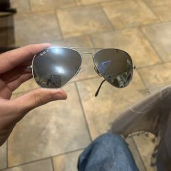 Authentic 58mm Ray Ban Aviator Polarized Men’s Sunglasses