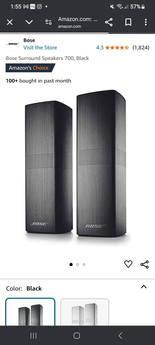 Bose 700 Surround Speakers