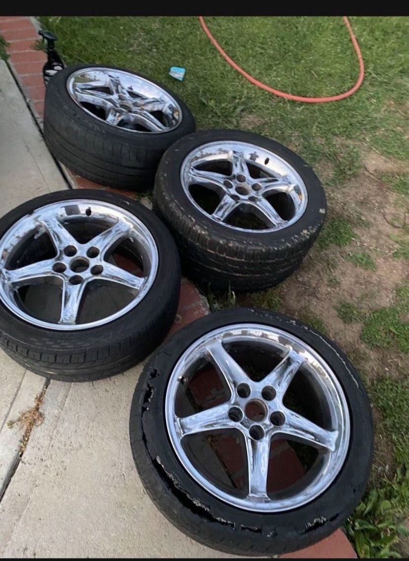 chrome Wheels 275-45-17 115 Bolt Pattern