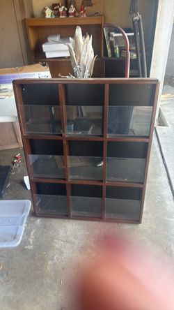 Wood Cubby Shelf Unit 12 Compartments