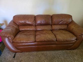 Leather sofa