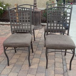 4 Outside Chairs