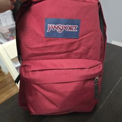 Burgundy Jansport Backpack
