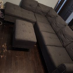 Used Sectional Couch 3 Pieces (needs deep cleaning)