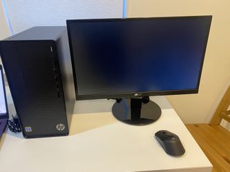 HP Computer and Acer Monitor
