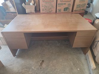 Wood desk