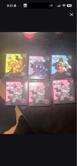 McDonald’s hello kitty x Godzilla toys 10 each or 60 for all
