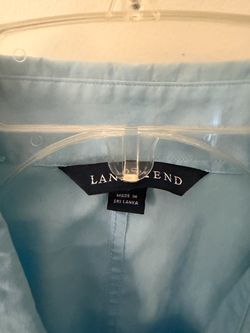 Lands' End Light Blue Button-Up Shirt