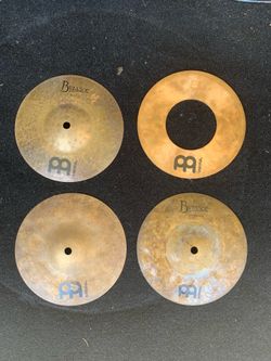 Meinl Artist Concept Model Benny Greb Crasher Hats 8" Stack Retails for $629 BRAND NEW