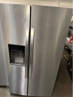 Whirlpool side by side fridge counter depth