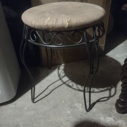 Metal Stool..Pick Up In Selden Ny. .Price Is $10
