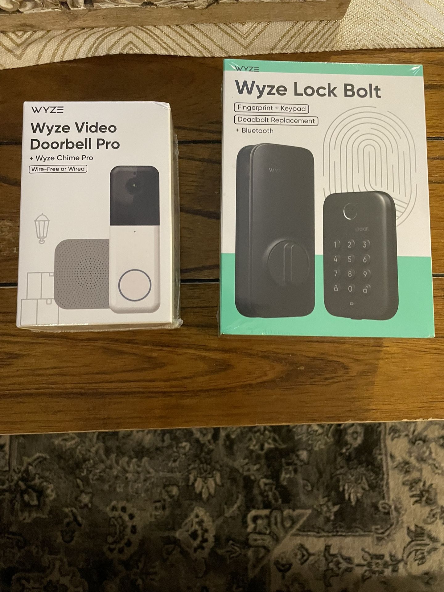 Wyze Video doorbell + Lock bolt (BRAND NEW)