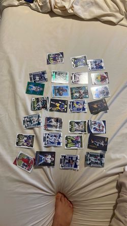 Their football cards and there are 27 cards