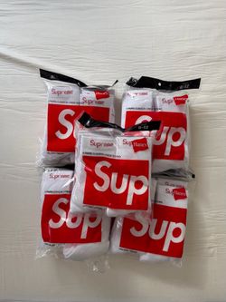 Supreme white socks