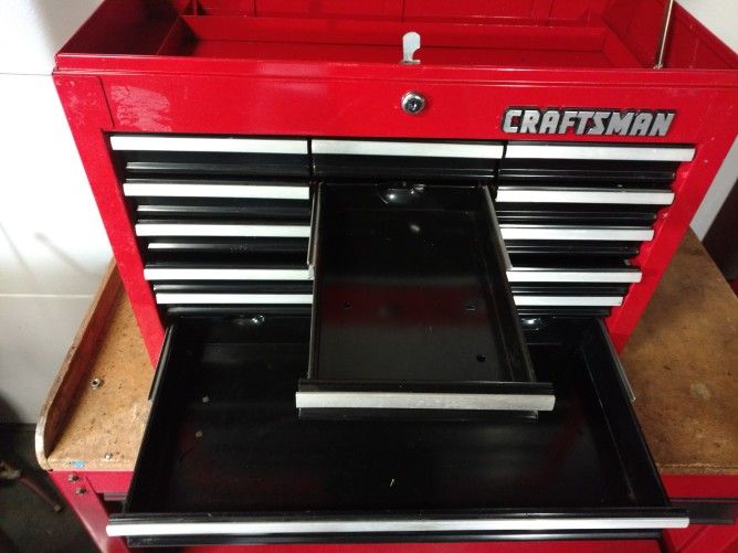 Craftsman 10 drawer top tool box tool chest for Sale in San Jose, CA