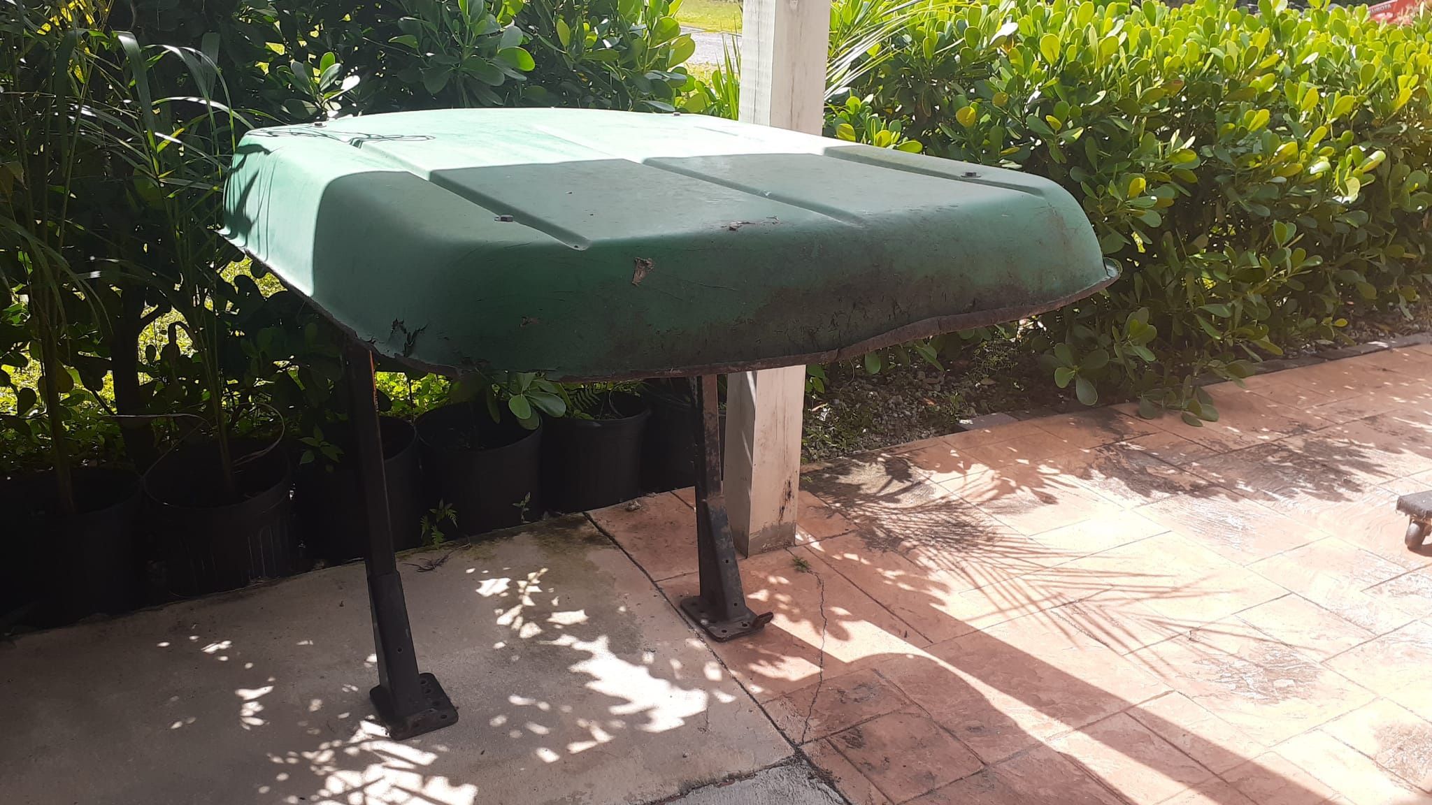 John Deere Tractor Fiberglass Canopy With Metal Support 2000, 4000 Series