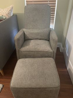 Rocking Chair Glider with Ottoman