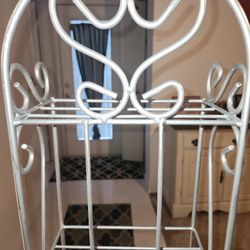 Silver Decor Metal Shelf 