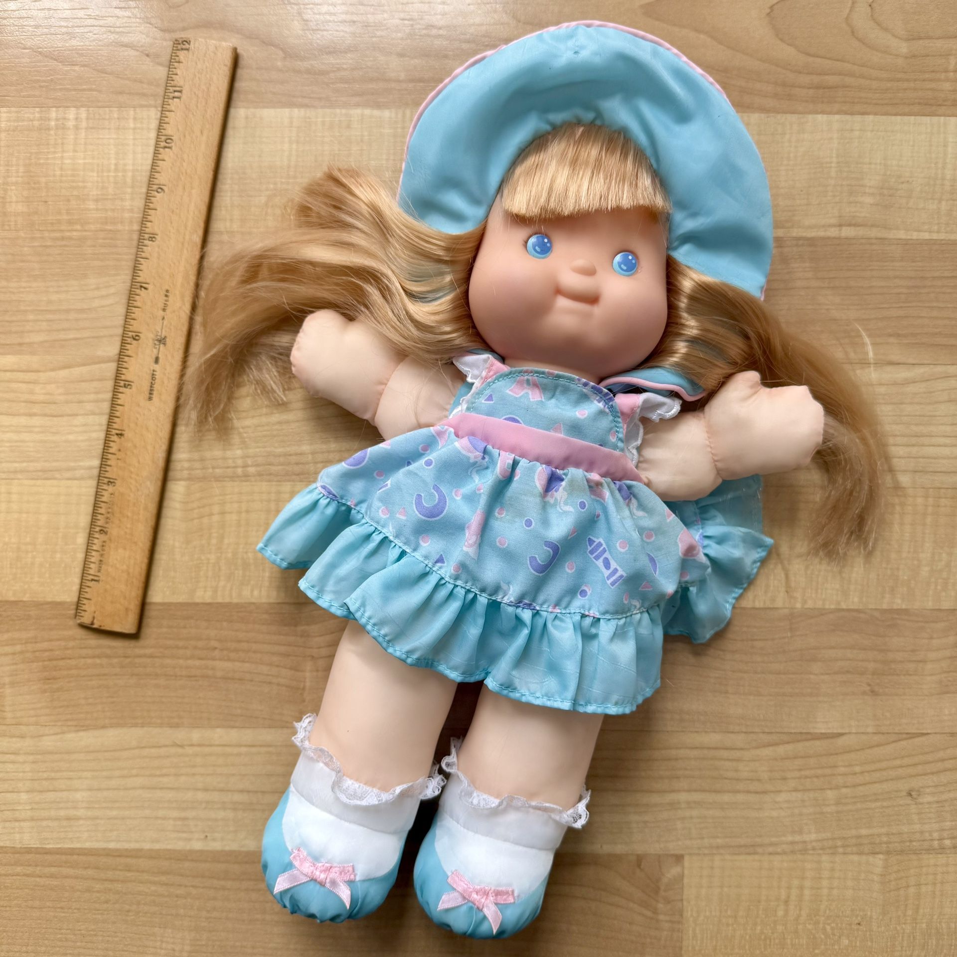 Vintage 1992 Fisher Price Puffalump Kids Plush Baby Doll