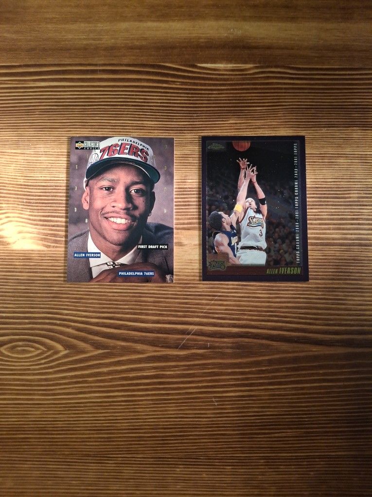 Allen Iverson 2 Card Lot