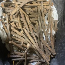 vintage Cut Nails . Vintage cut nails