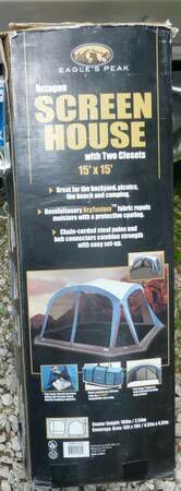 New Eagles Peak 15' x 15' Octagon Screen House