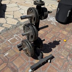 Weight Set +Bar and Stand