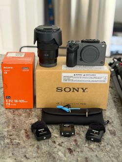 Pristine Sony FX30 with Sony G 18-105 F4 OSS and more