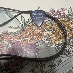 Fender Guitar Pick Necklace 