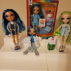 Rainbow High Skyler and Jade Doll Bundle 