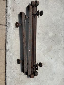 4 heavy iron hand rails