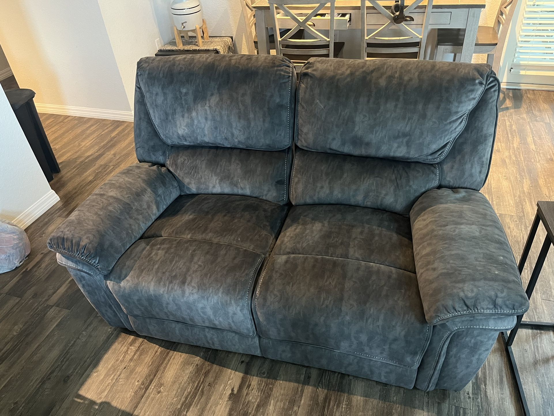Suede Grey Couch