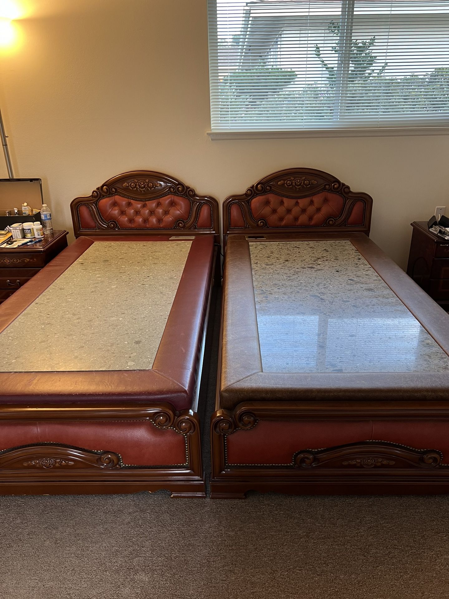 2 Electronic Heated Elvan Stone Beds