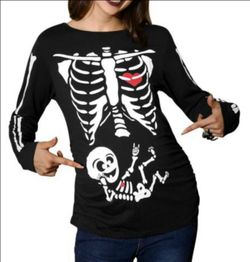 Pregnancy Top Long Sleeve Maternity Funny Costume