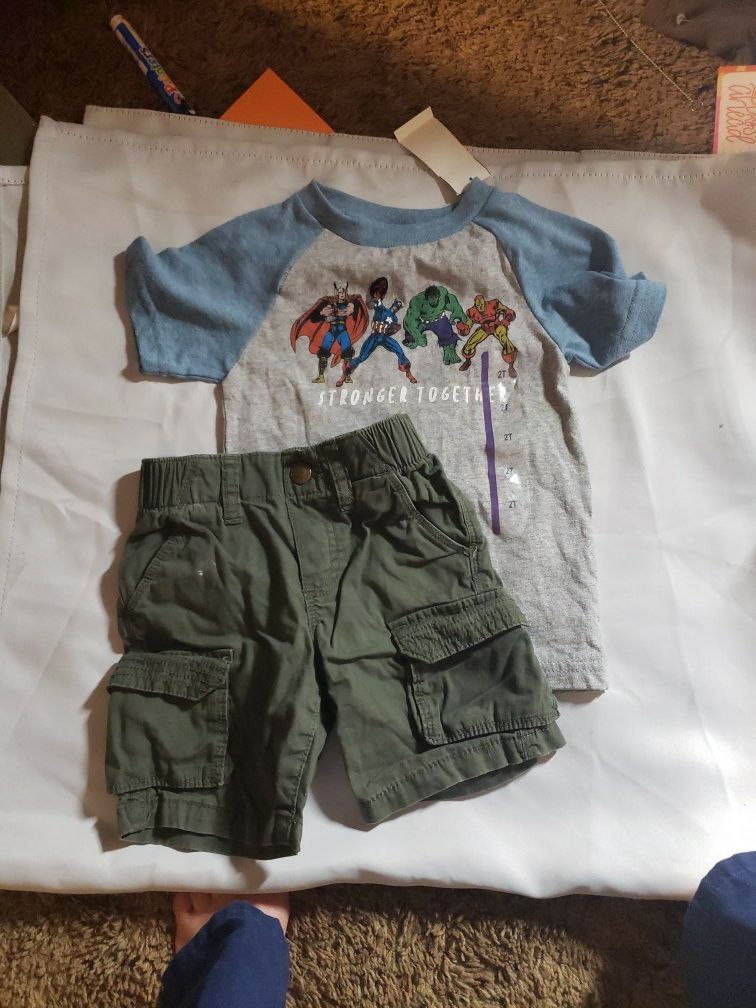 Boys 2T MARVEL Outfit