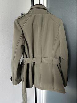 MICHAEL Michael Kors Olive Green Jacket with Dark Trim