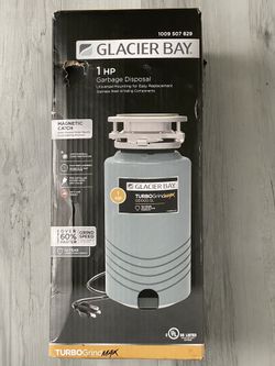 Glacier Bay Garbage Disposal 1 Hp GB1000-SL (Chord Included)