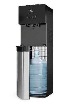 Used works great. Avalon 3 Temperature Bottom Loading Water Cooler works great. Will be plugged in so you can test.