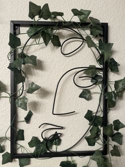 Two Modern Art Face Frames