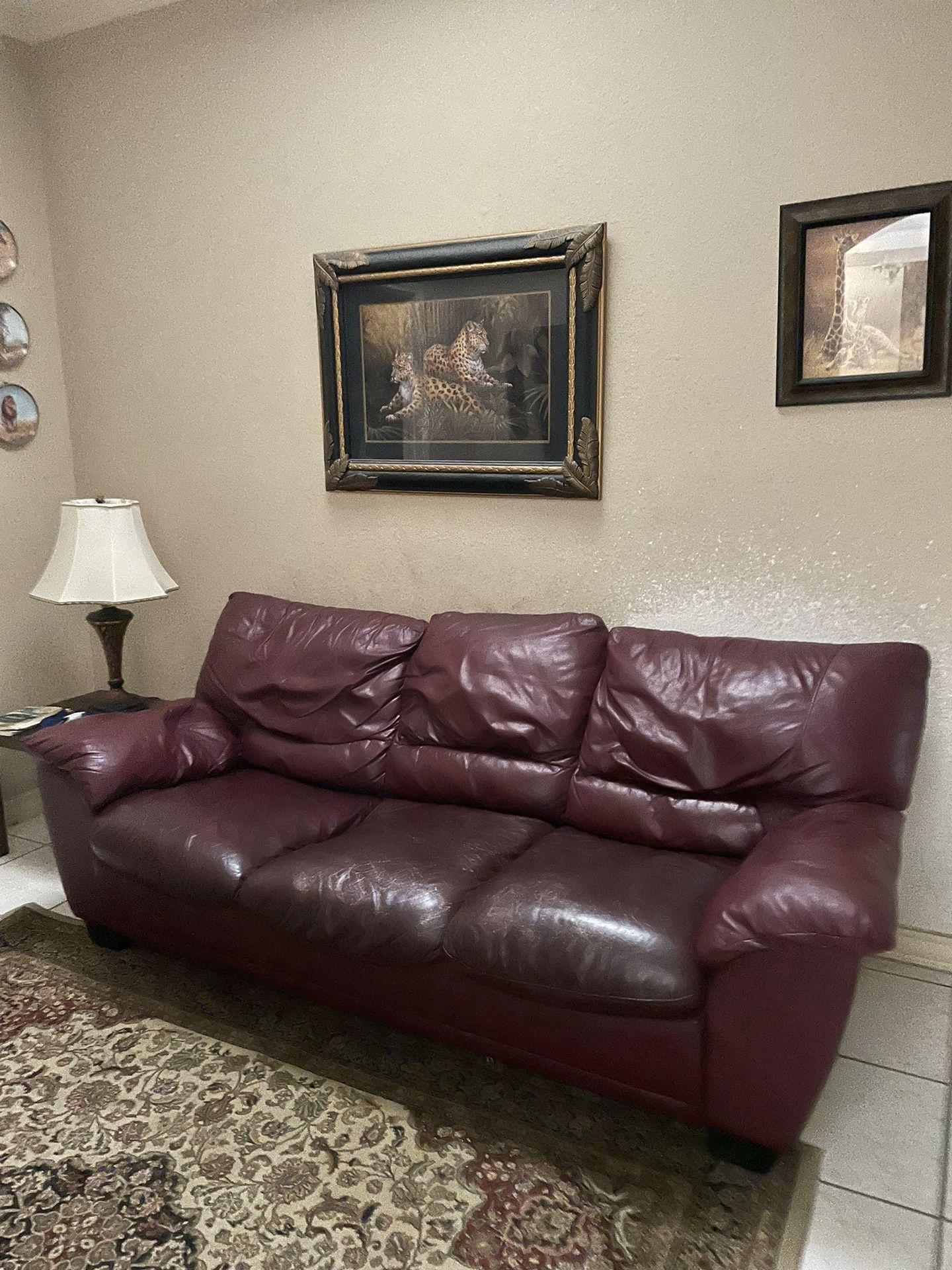 Sofa Cama De Leather