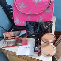 New  Estee Lauder camouflage bag Estee Lauder eyeshadow with blush to chanel mascara two lancome Mascara Powder Face 