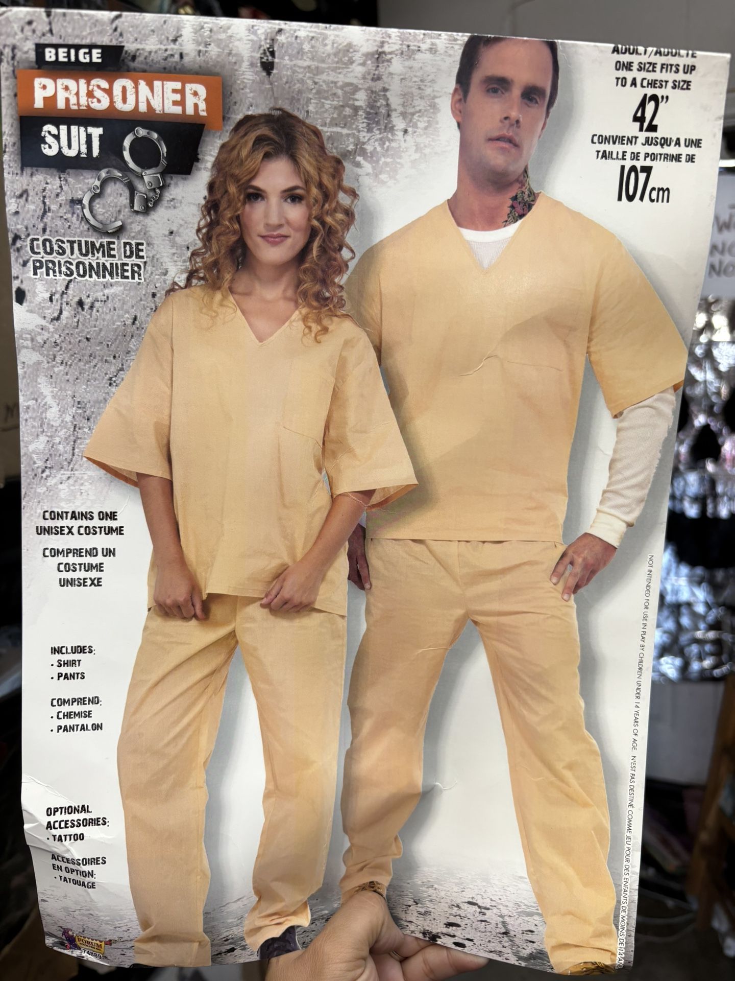 New, Prisoners Jumpsuit For Women Or Women