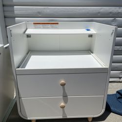 Ikea Myllra changing table with drawers - good condition, white - $75