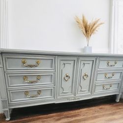 Buffet/Dresser/TV console. Beautifully hand-painted piece, solid wood.