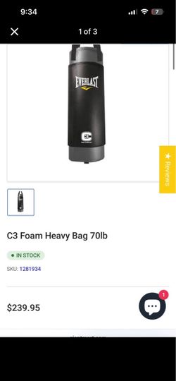 Everlast C3 Foam Heavy Bag 70lb