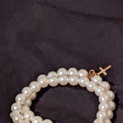 Two Piece Pearl Bracelet 
