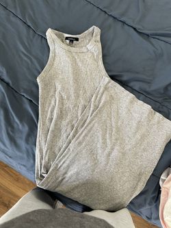 Long Grey Dress