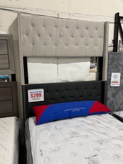 QUEEN BED FOR SALE (AVAILABLE IN KING*) !!NO CREDIT NEEDED !! TAKE IT HOME TODAY!! 🚛 SAME DAY DELIVERY AVAILABLE 🚚 Se Habla Español