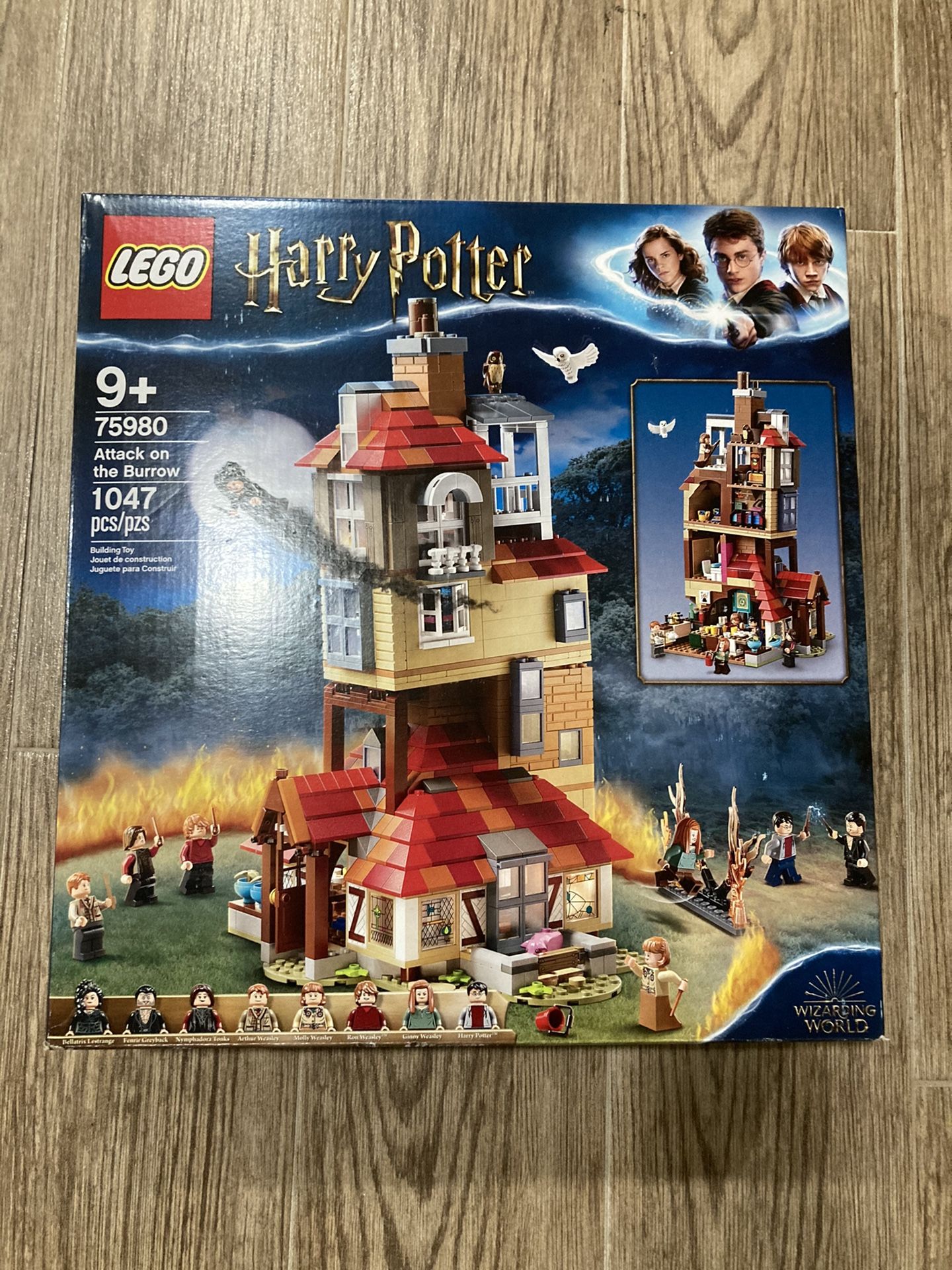 LEGO 75980 Harry Potter Attack on the Burrow Weasley House Set