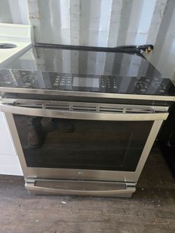 Ge Stainless Steel range slide in  Estufa induction